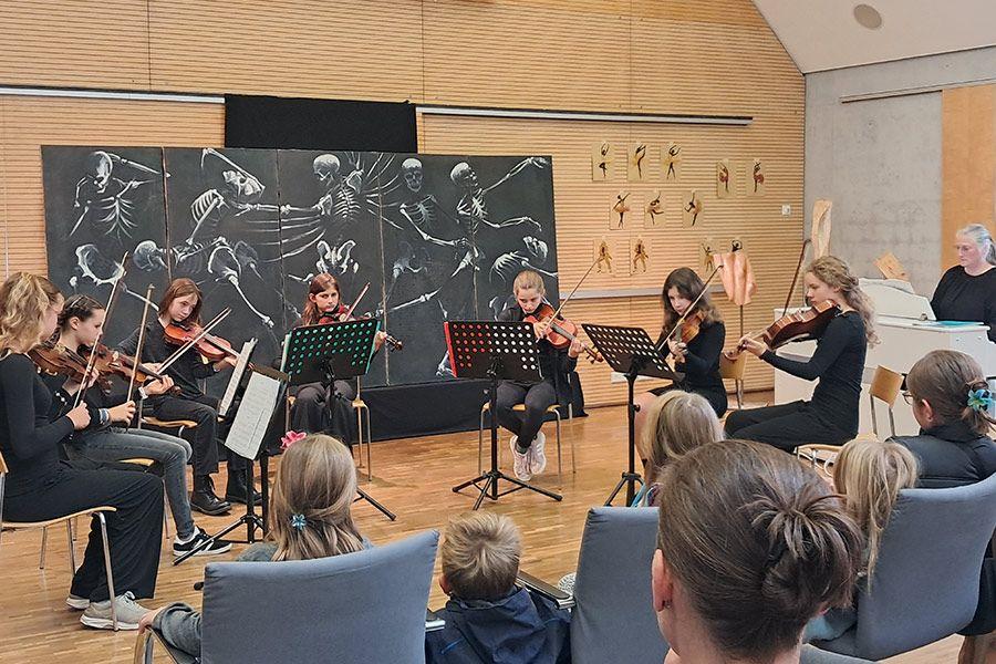 2025 LMG Streichorchester bei den Pfinztaler Kunsttagen