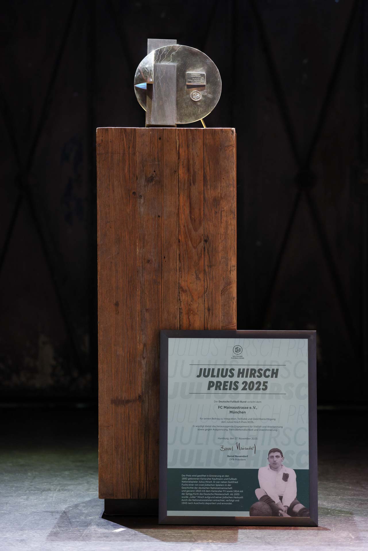 Verleihung Julius-Hirsch-Preis 2025