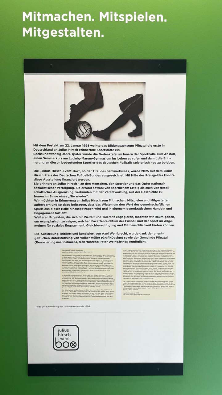 Julius-Hirsch-Dauerausstellung