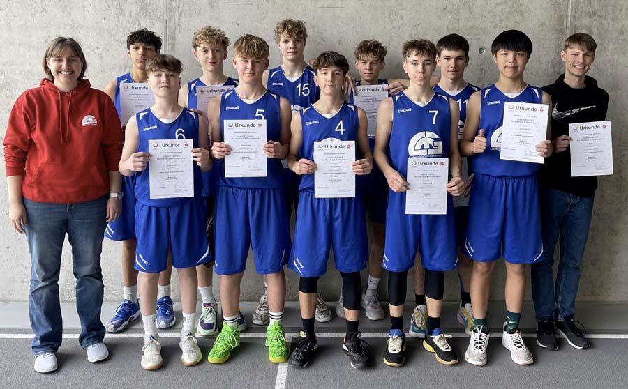 LMG Basketball Jungen im Landesfinale 2024